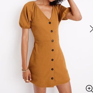 NEW madewell texture & thread puff dress